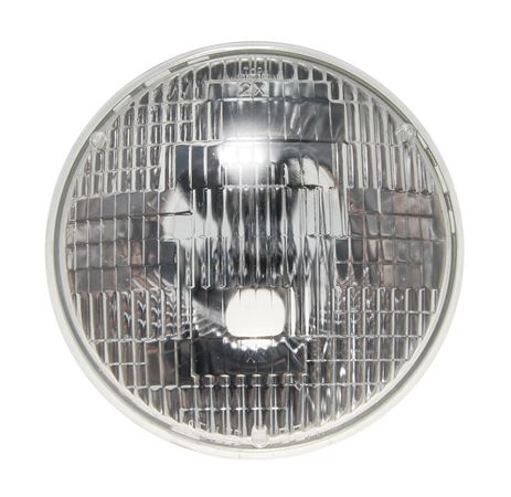 Headlamp 7" Sealed Beam 60/55W RHD Inc. Pilot - GLU104 